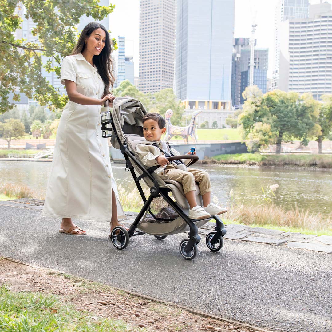 Britax Römer FLYLITE Compact Stroller - Teak-Strollers-Teak- | Natural Baby Shower