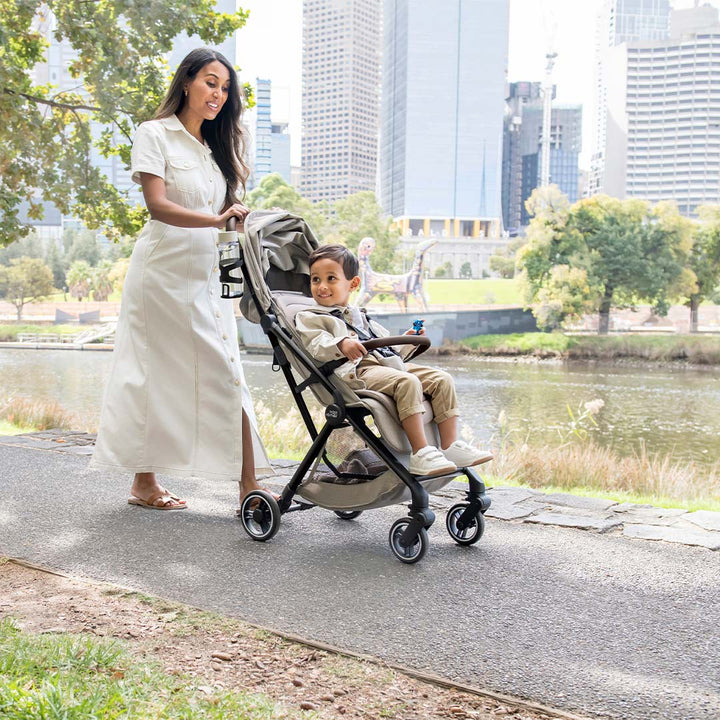 Britax Römer FLYLITE Compact Stroller - Teak-Strollers-Teak- | Natural Baby Shower