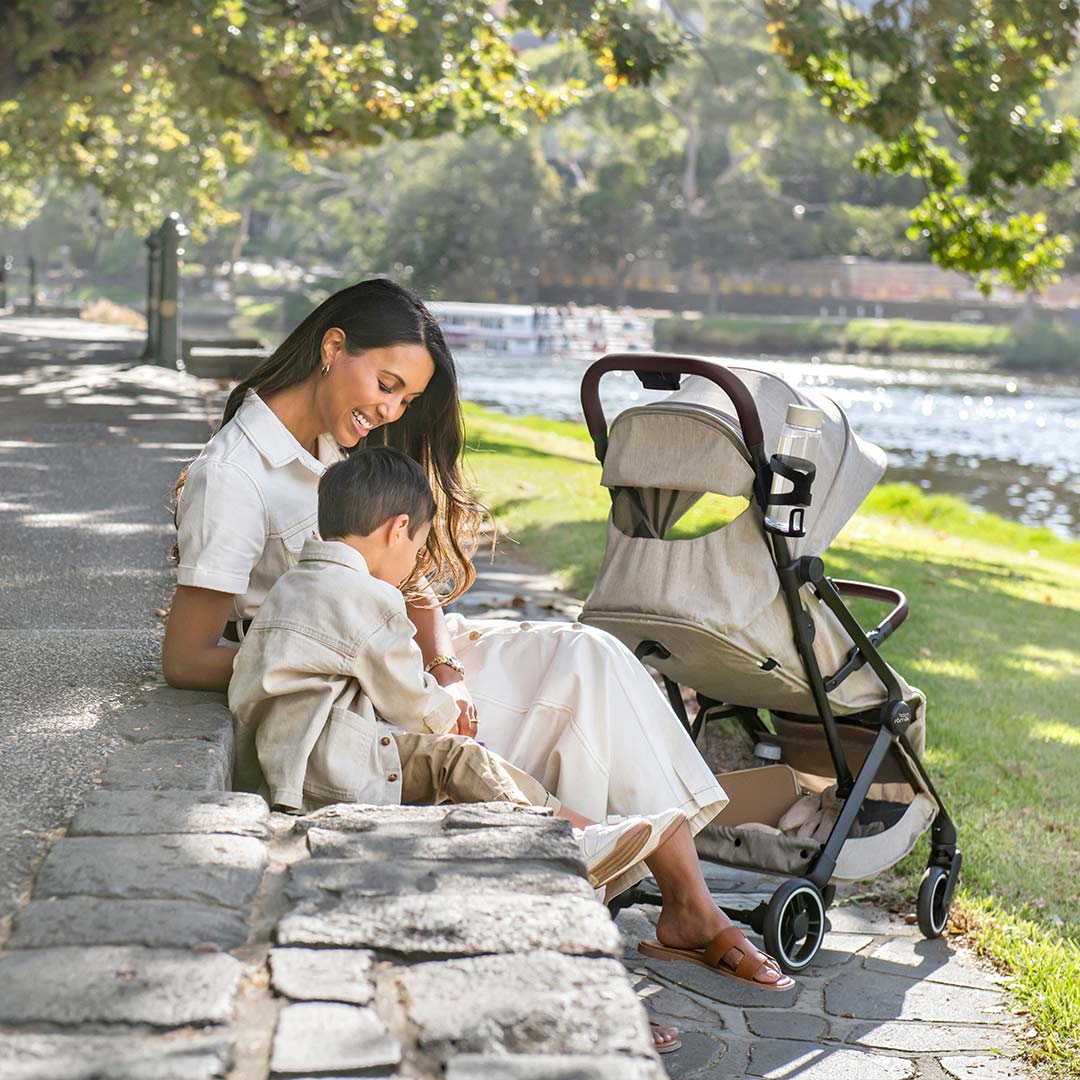 Britax Römer FLYLITE Compact Stroller - Teak-Strollers-Teak- | Natural Baby Shower