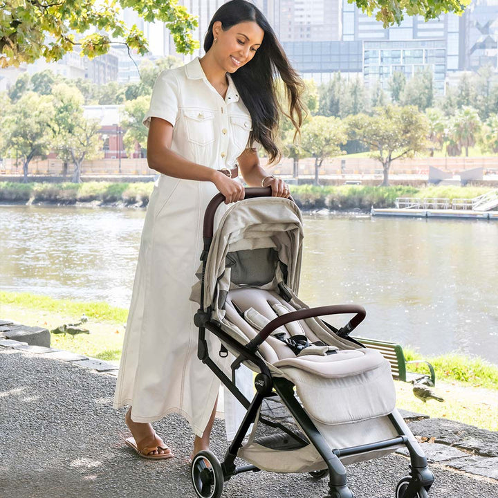 Britax Römer FLYLITE Compact Stroller - Teak-Strollers-Teak- | Natural Baby Shower