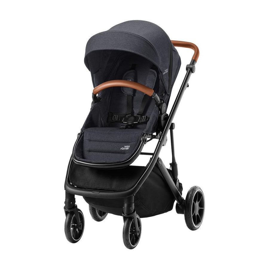 Britax Romer Strider M Pushchair - Black Shadow-Strollers-Black Shadow-No Carrycot | Natural Baby Shower