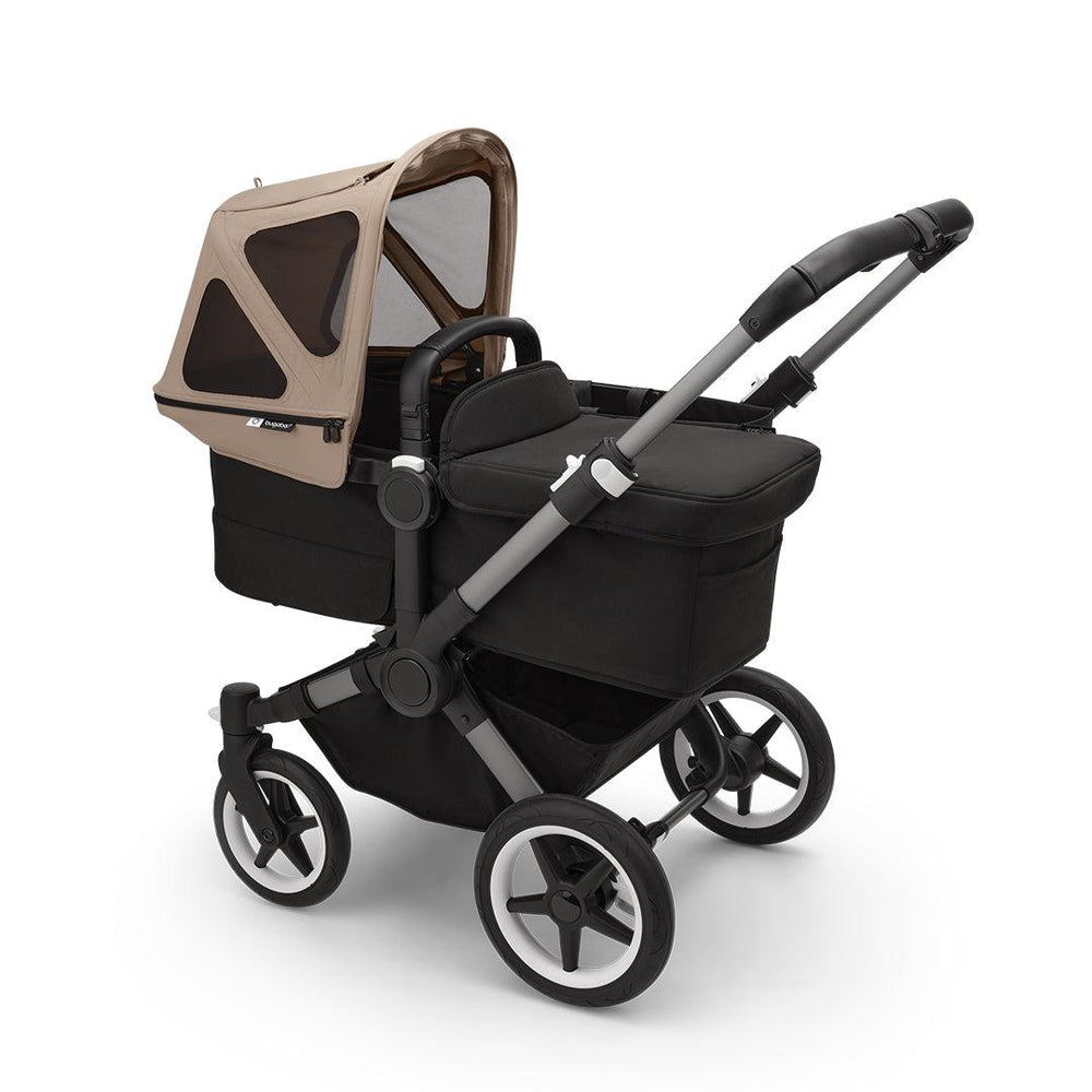 Bugaboo Donkey Breezy Sun Canopy - Dune Taupe-Sun Covers-Dune Taupe- | Natural Baby Shower