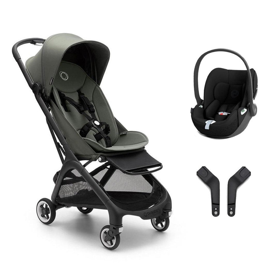 Bugaboo Butterfly + Cloud T Bundle - Forest Green-Travel Systems-No Base- | Natural Baby Shower