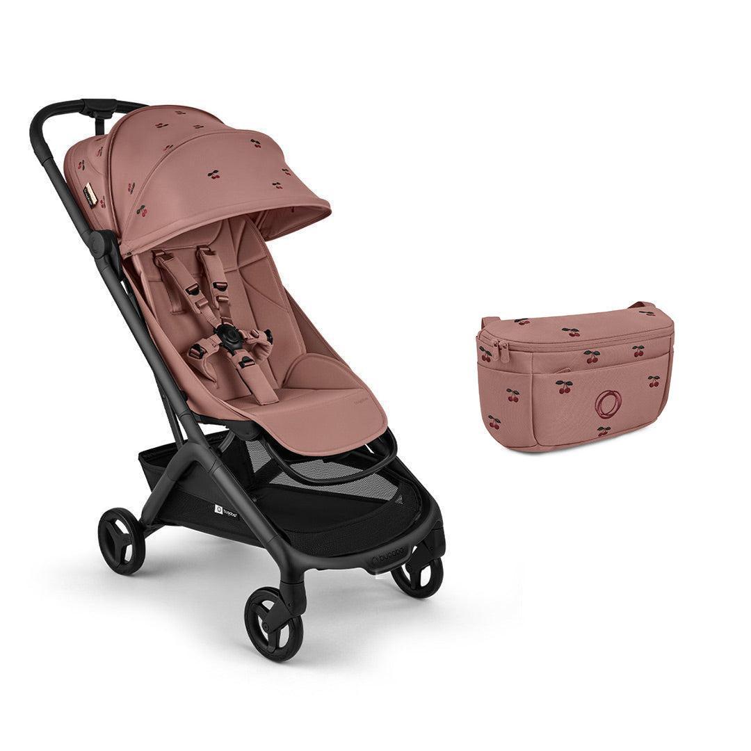 Bugaboo x Konges Sløjd Butterfly 2 Complete Compact Stroller - Dusty Pink-Strollers-Dusty Pink-Without Bumper Bar | Natural Baby Shower