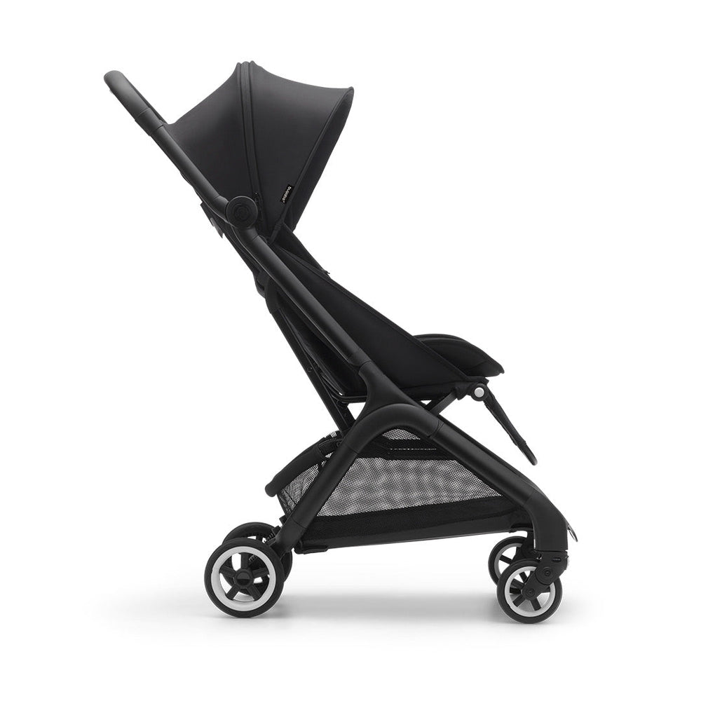 Outlet - Bugaboo Butterfly Pushchair - Black/Midnight Black-Strollers-No Bumper Bar- | Natural Baby Shower