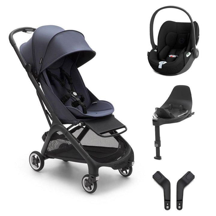 Bugaboo Butterfly + Cloud T Bundle - Stormy Blue-Travel Systems-Base T- | Natural Baby Shower