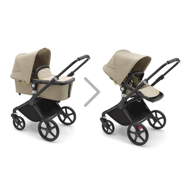 Bugaboo Fox Cub Complete Pushchair + Cloud G Travel System - Desert Beige-Travel Systems-Desert Beige-No Base | Natural Baby Shower