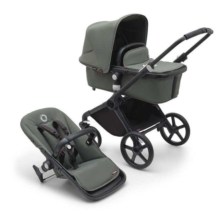 Bugaboo Fox Cub Complete Pushchair + Cloud G Travel System - Forest Green-Travel Systems-Forest Green-No Base | Natural Baby Shower