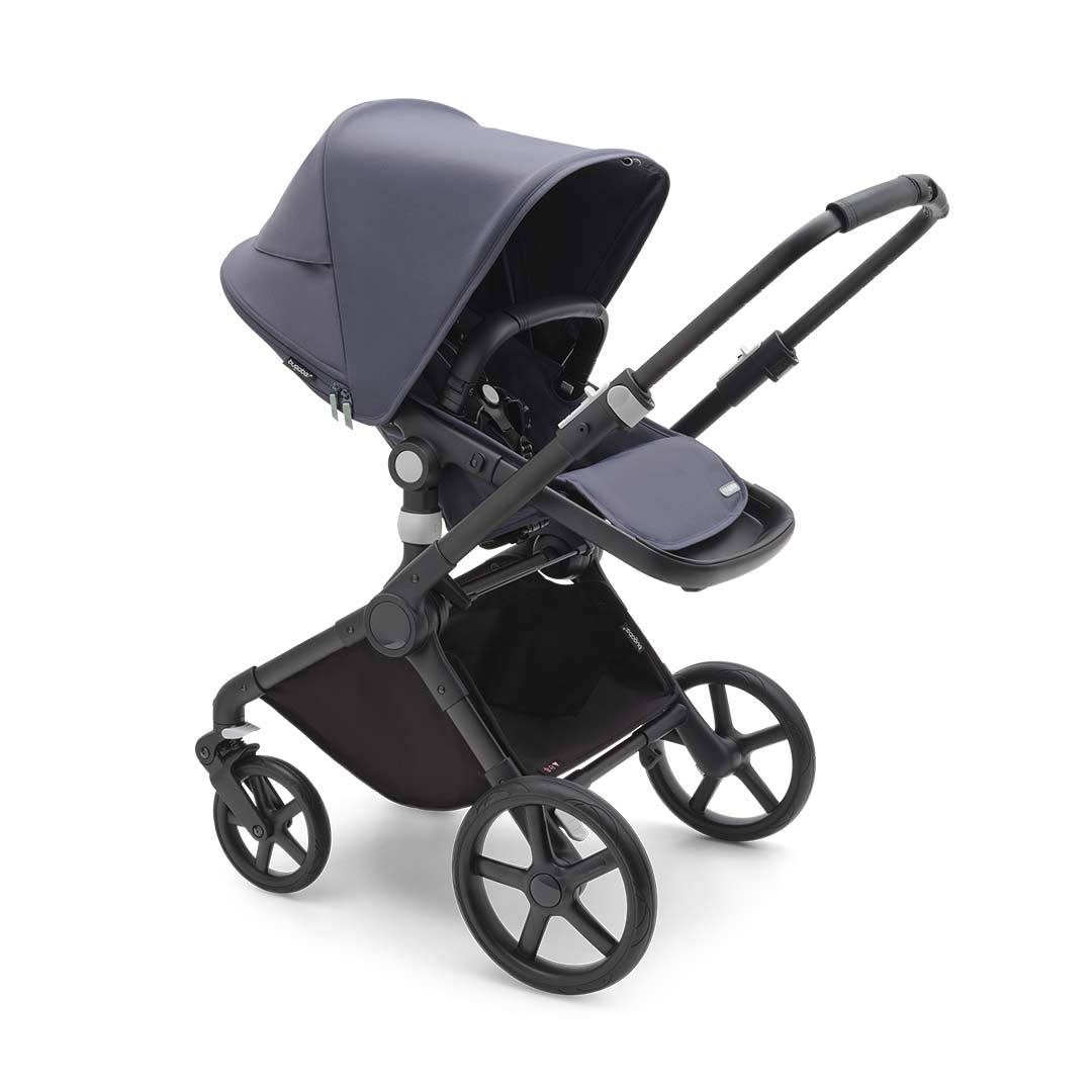 Bugaboo Fox Cub Complete Pushchair + Cloud G Travel System - Stormy Blue-Travel Systems-Stormy Blue-No Base | Natural Baby Shower