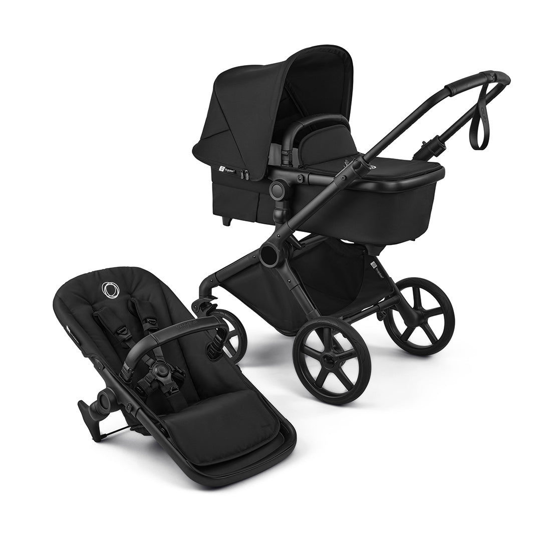Bugaboo Cub Complete Pushchair - Heritage Black-Strollers- | Natural Baby Shower