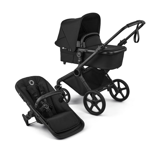 Bugaboo Cub Complete Pushchair - Heritage Black-Strollers- | Natural Baby Shower