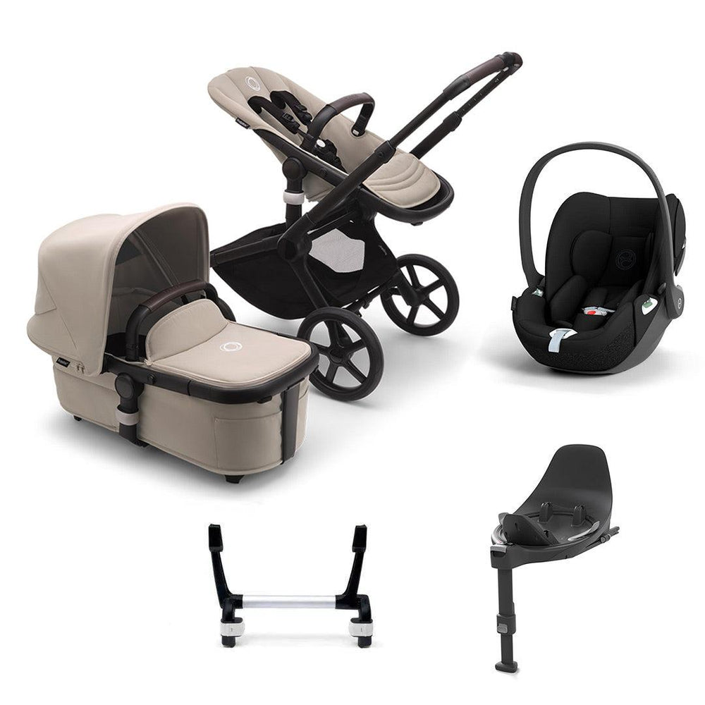 Bugaboo Donkey 5 Complete Mono Pushchair + Cloud T Travel System - Desert Taupe-Travel Systems-1x Base- | Natural Baby Shower