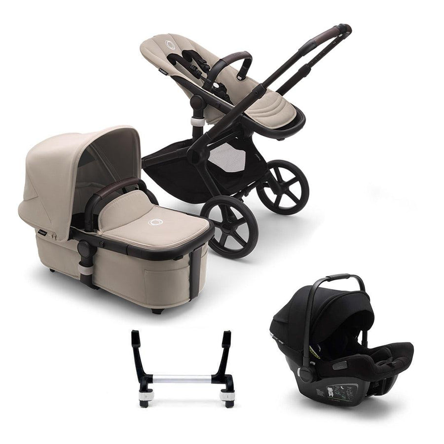 Bugaboo Donkey 5 Complete Mono Pushchair + Turtle Air Travel System - Desert Taupe-Travel Systems-No Base- | Natural Baby Shower