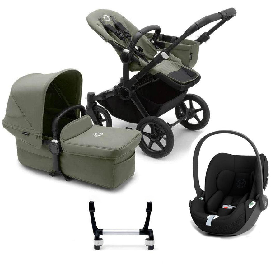 Bugaboo Donkey 5 Mono Cloud T Travel System - Forest Green-Travel Systems-No Base- | Natural Baby Shower