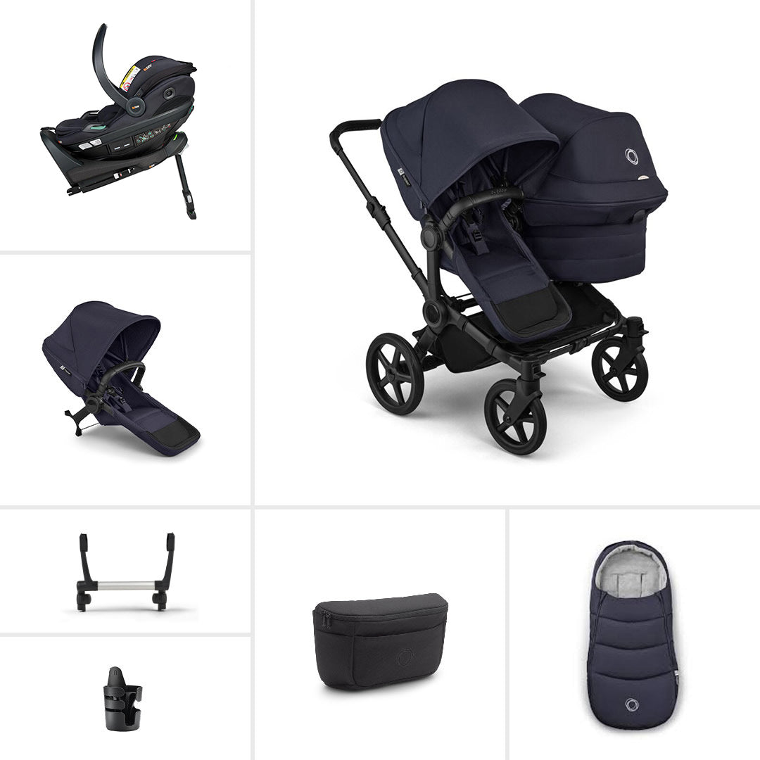 Bugaboo Donkey 6 Double Ultimate Go Beyond 2 Newborn Bundle