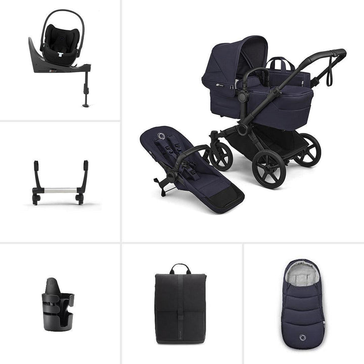 Bugaboo Donkey 6 Single Ultimate Cloud T Newborn Bundle-Travel Systems-Deep Indigo- | Natural Baby Shower