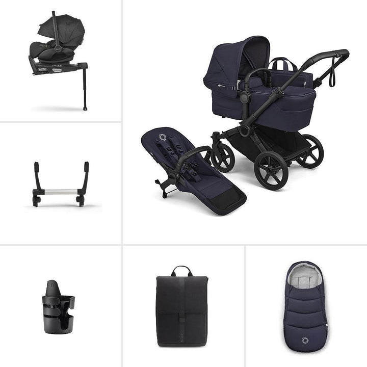 Bugaboo Donkey 6 Single Ultimate Newborn Bundle-Travel Systems-Deep Indigo- | Natural Baby Shower