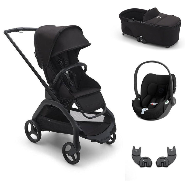 Bugaboo Dragonfly + Cloud T Travel System - Midnight Black