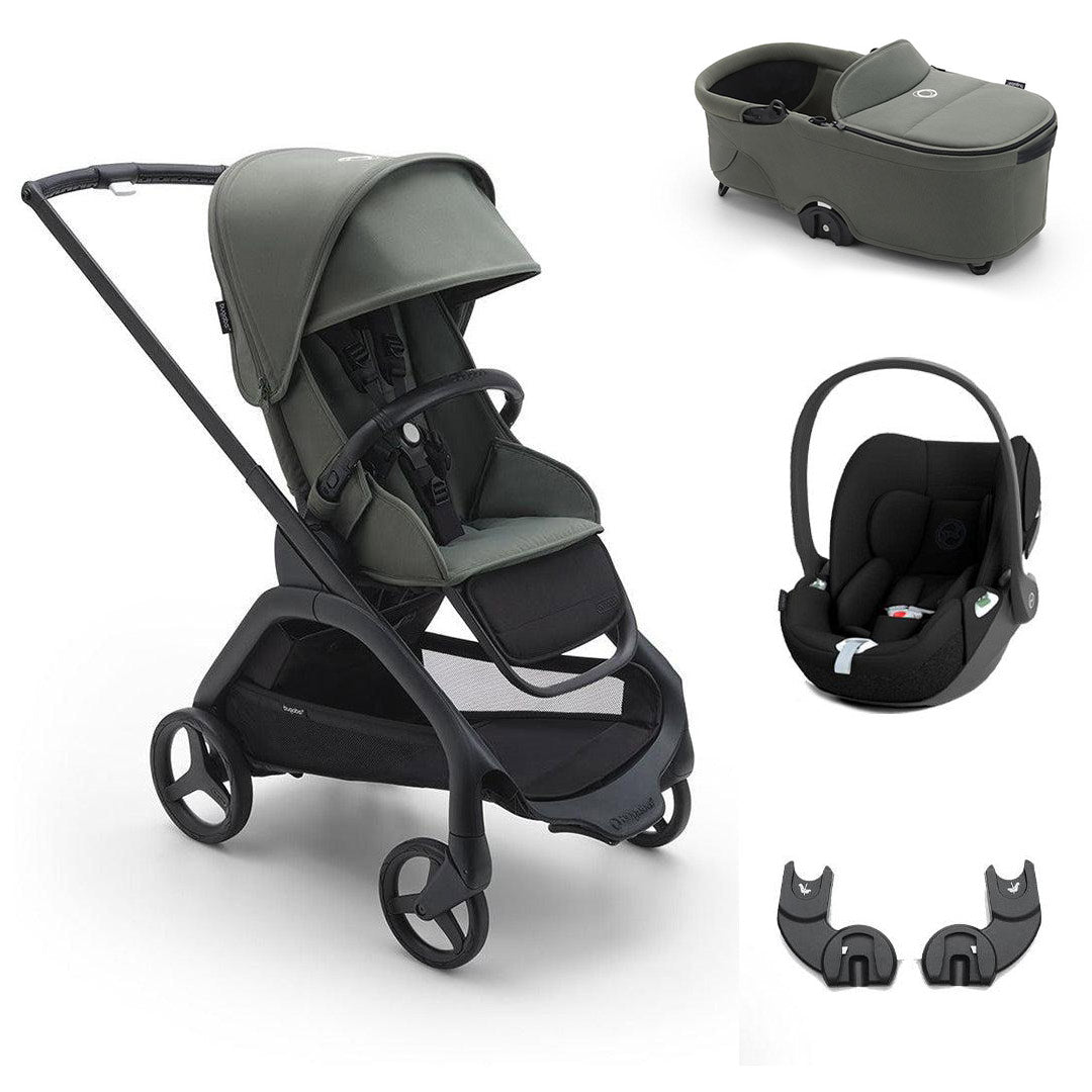 Bugaboo Dragonfly + Cloud T Travel System - Forest Green