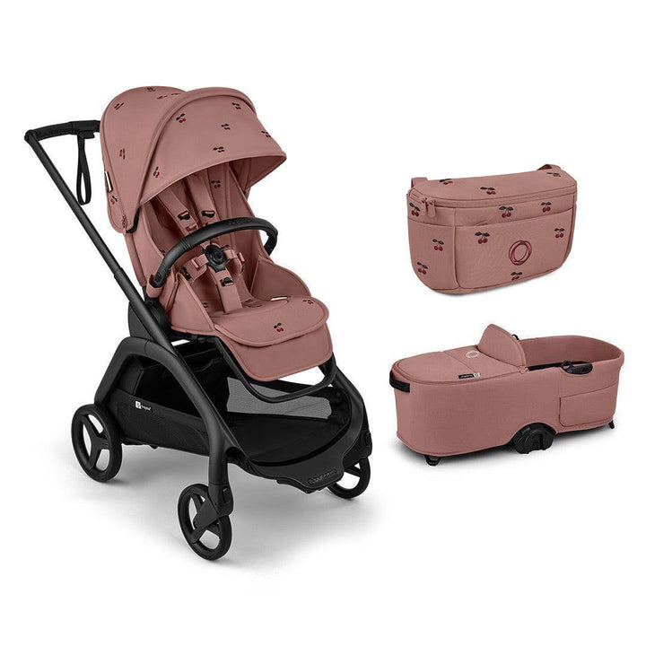 Bugaboo x Konges Sløjd Dragonfly Plus Complete Pushchair - Dusty Pink-Strollers-Dusty Pink-Without Carrycot | Natural Baby Shower