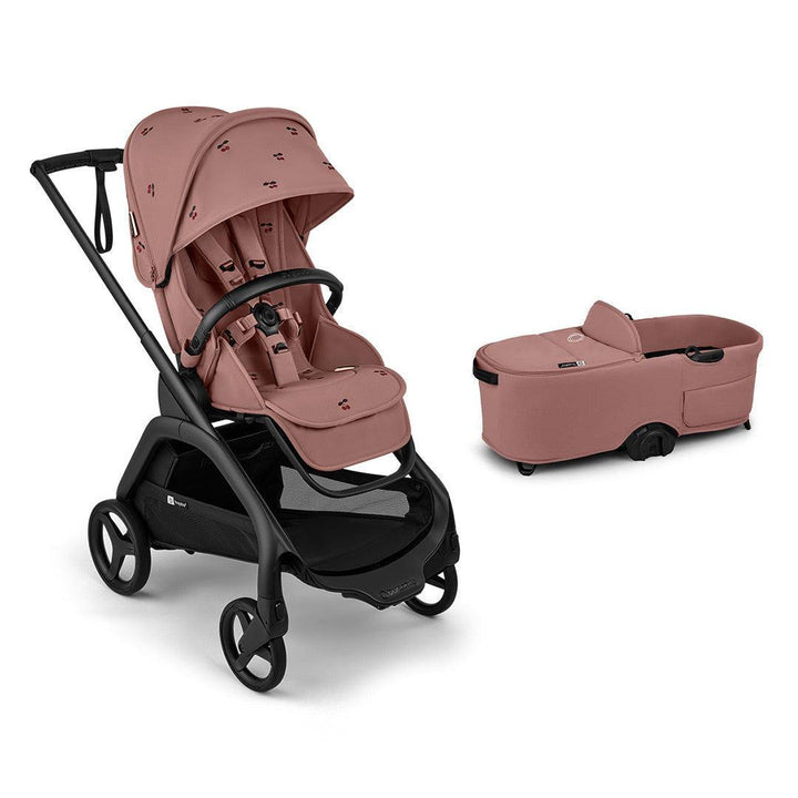Bugaboo x Konges Sløjd Dragonfly Plus Complete Pushchair - Dusty Pink-Strollers-Dusty Pink-With Carrycot | Natural Baby Shower