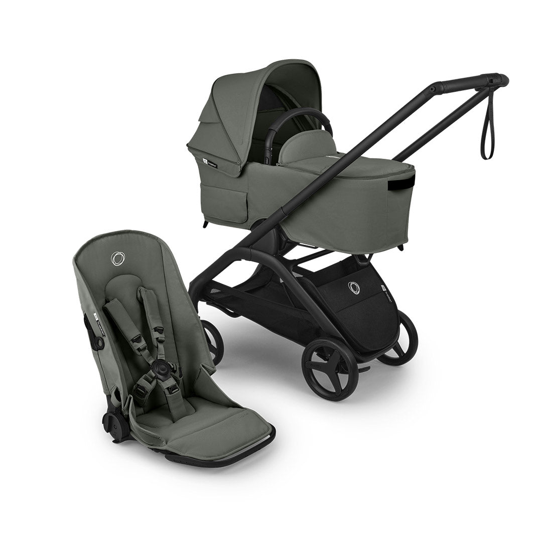 Bugaboo Dragonfly Plus Complete Pushchair - Forest Green-Strollers-With Carrycot- | Natural Baby Shower