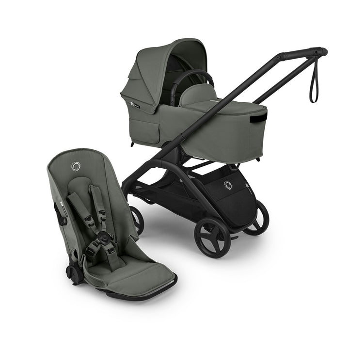 Bugaboo Dragonfly Plus Complete Pushchair - Forest Green-Strollers-With Carrycot- | Natural Baby Shower