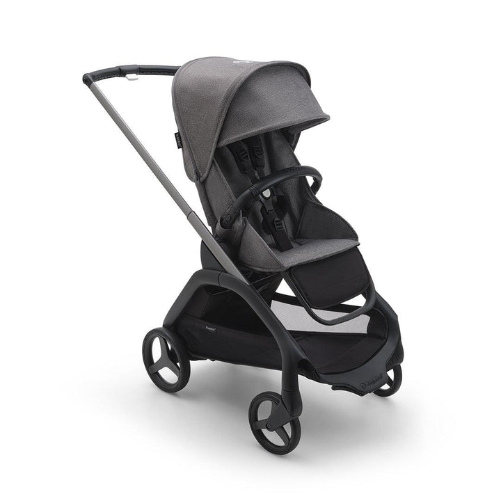 Bugaboo Dragonfly + Pebble 360/360 Pro Travel System - Grey Melange-Travel Systems-Pebble 360 Car Seat-No Carrycot | Natural Baby Shower