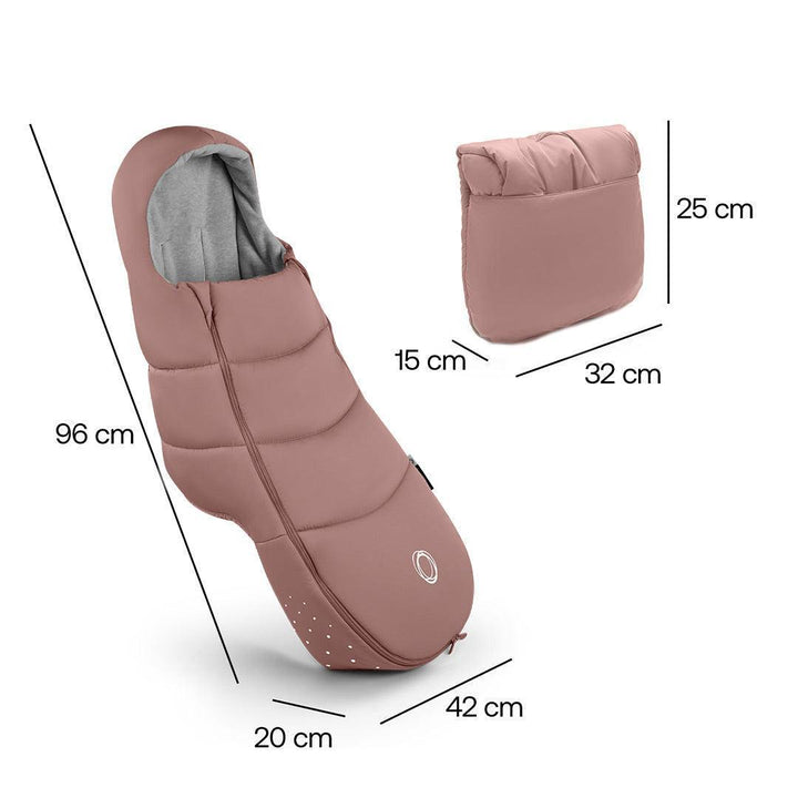 Bugaboo Footmuff - Dusky Pink-Footmuffs-Dusky Pink- | Natural Baby Shower