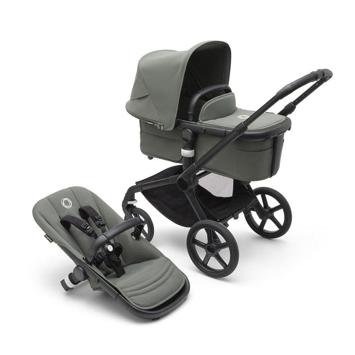 Bugaboo Fox 5 Complete Pushchair + Cloud T Travel System - Forest Green-Travel Systems-No Base- | Natural Baby Shower