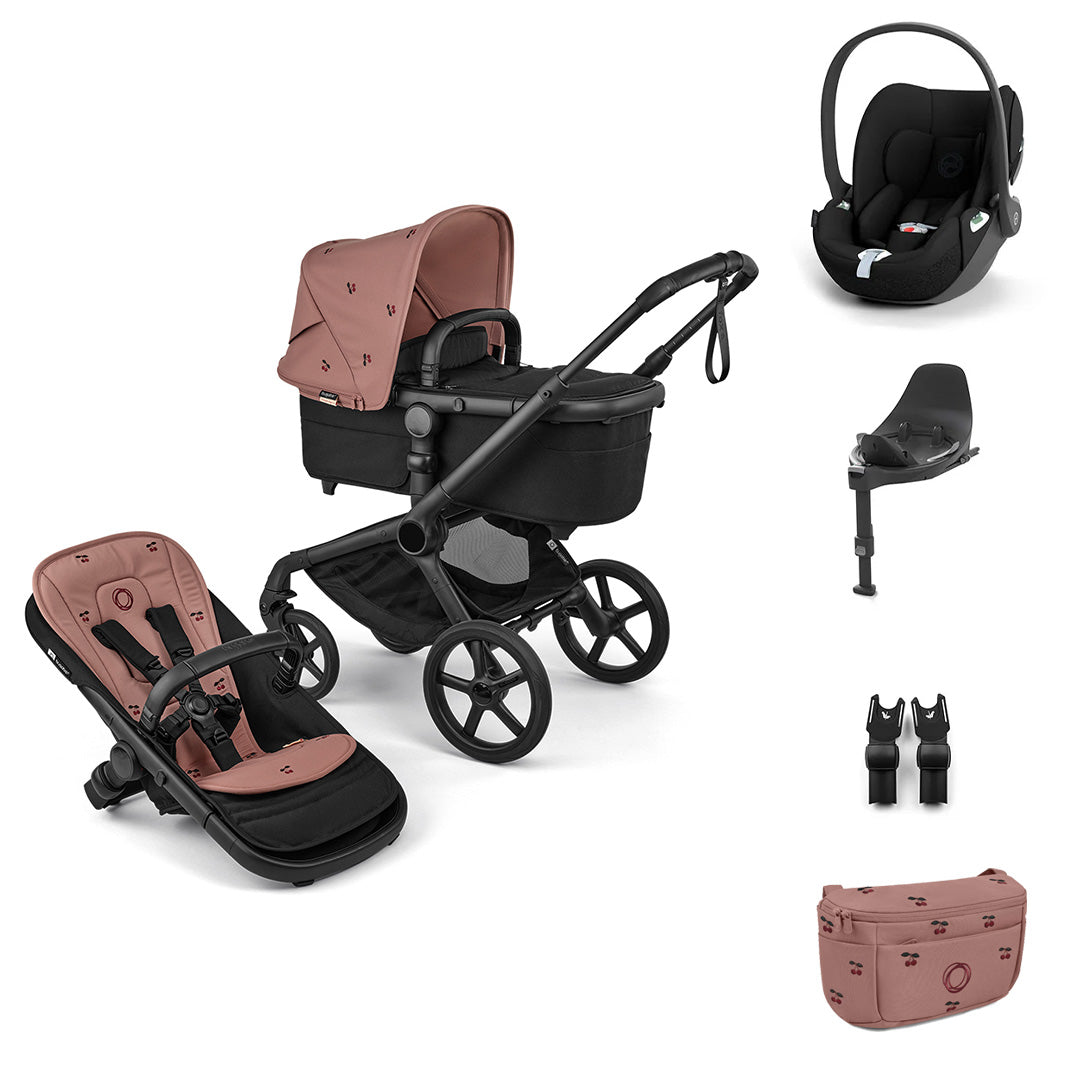 Bugaboo x Konges Sløjd Fox 5 Renew + Cloud T Travel System - Dusty Pink