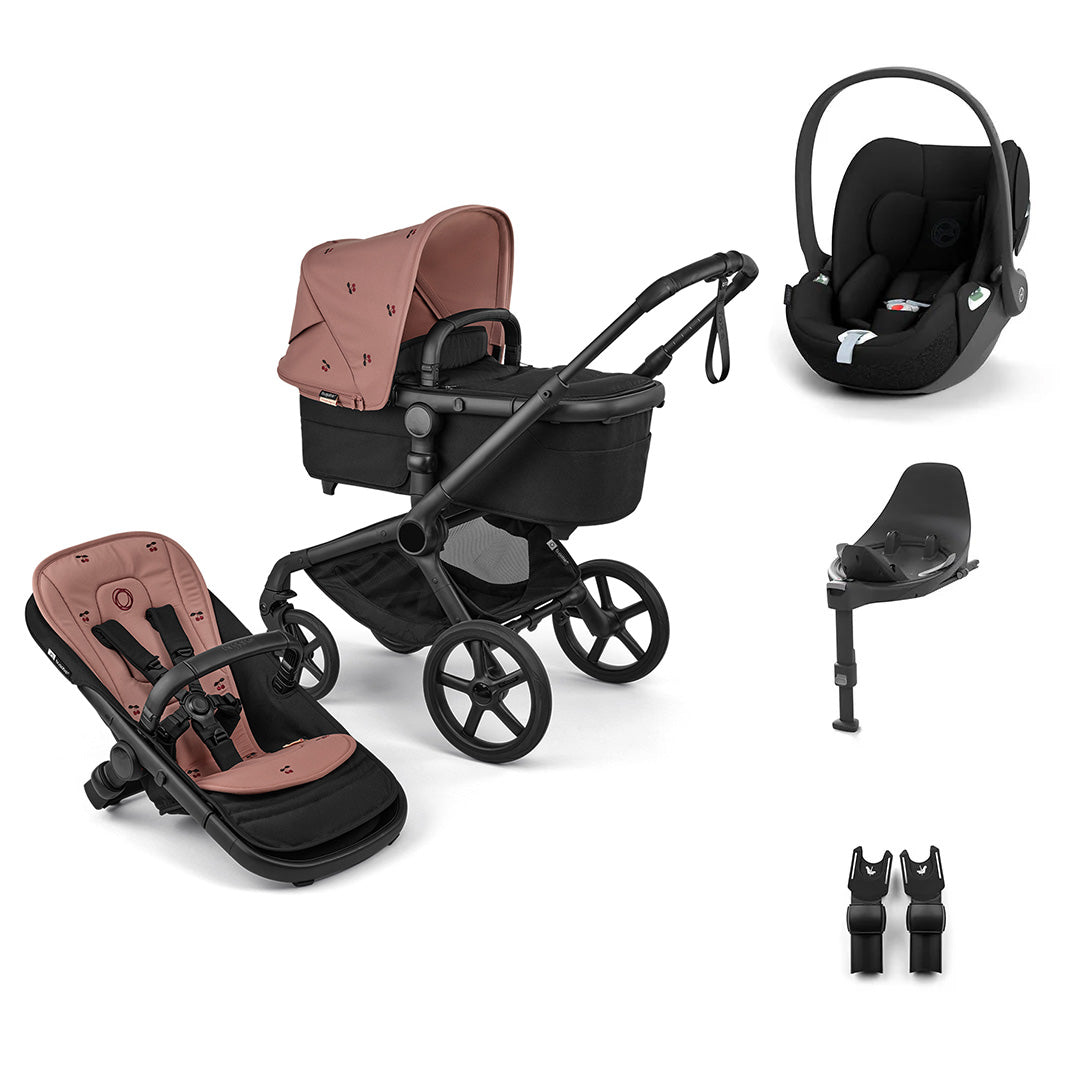 Bugaboo x Konges Sløjd Fox 5 Renew + Cloud T Travel System - Dusty Pink