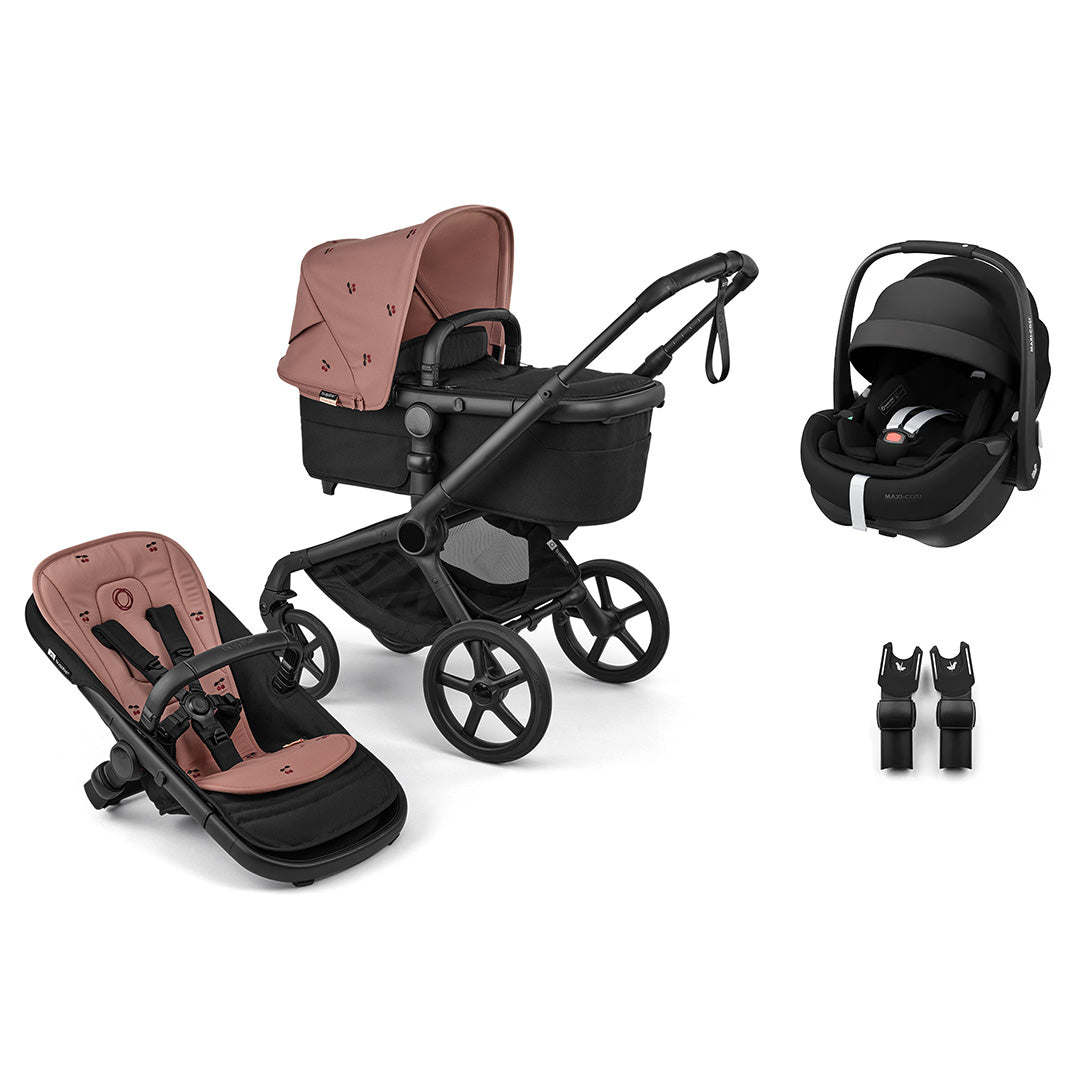 Bugaboo x Konges Sløjd Fox 5 Renew + Pebble Pro 2 Travel System - Dusty Pink