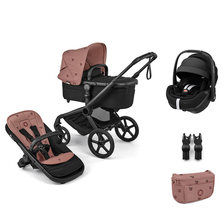 Bugaboo x Konges Sløjd Fox 5 Renew + Pebble Pro 2 Travel System - Dusty Pink