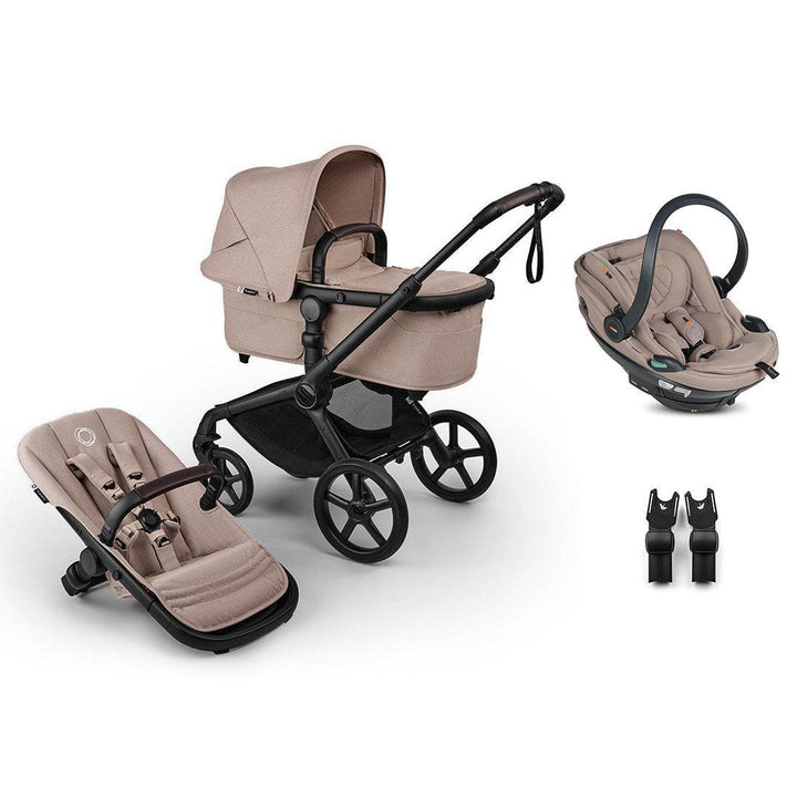 Bugaboo Fox 5 Renew + BeSafe Go Beyond Travel System-Travel Systems-Deep Indigo-No Base | Natural Baby Shower