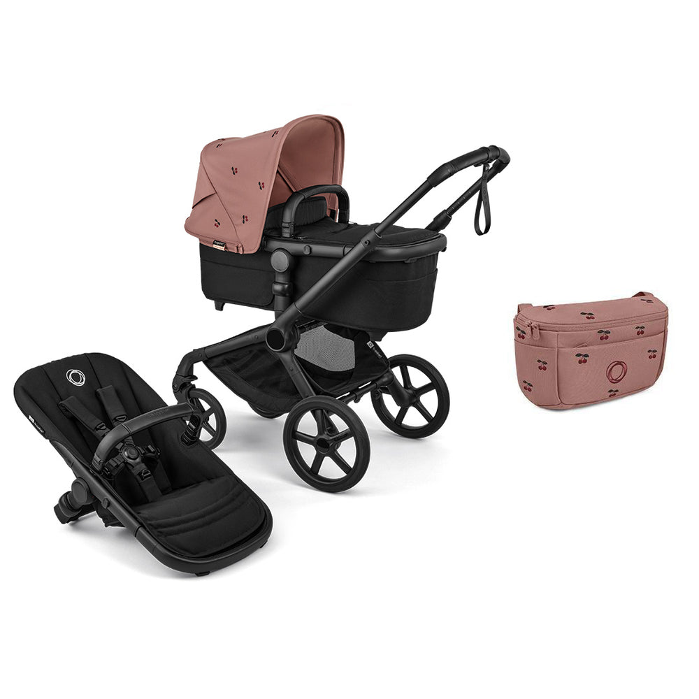 Bugaboo x Konges Sløjd Fox 5 Renew Pushchair - Dusty Pink-Stroller Bundles-With Organiser- | Natural Baby Shower