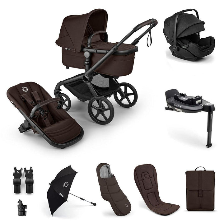 Bugaboo Fox 5 Renew Ultimate Newborn Otter Travel System-Travel Systems-Cocoa Brown- | Natural Baby Shower