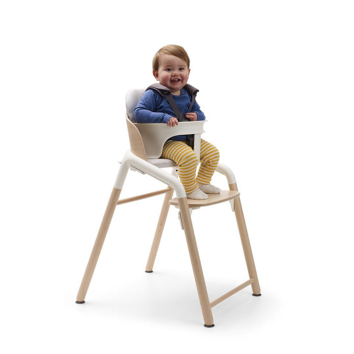 Outlet - Bugaboo Giraffe Highchair - Wood/White-Highchairs- | Natural Baby Shower