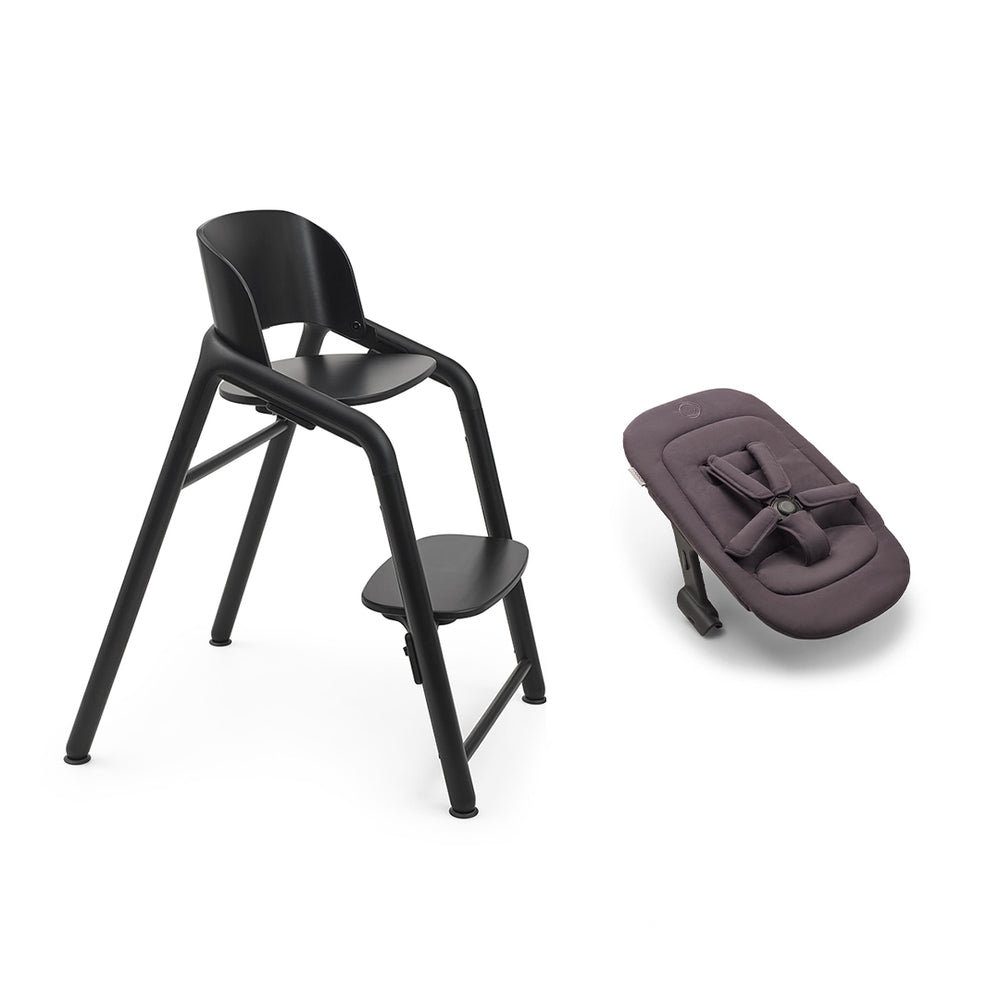 Bugaboo Giraffe + Newborn Set-Highchairs-Black- | Natural Baby Shower