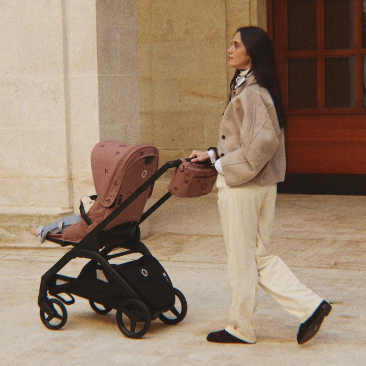 Bugaboo x Konges SlØjd Dragonfly Plus Complete Pushchair - Dusty Pink-Strollers-Dusty Pink- | Natural Baby Shower