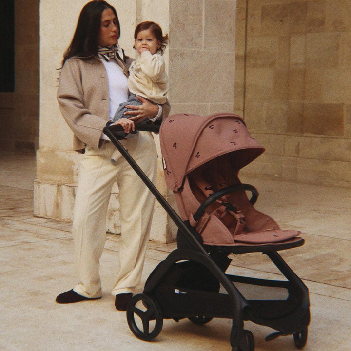 Bugaboo x Konges SlØjd Dragonfly Plus Complete Pushchair - Dusty Pink-Strollers-Dusty Pink- | Natural Baby Shower