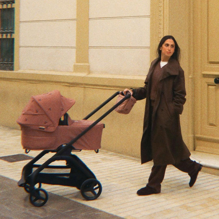 Bugaboo x Konges SlØjd Dragonfly Plus Complete Pushchair - Dusty Pink-Strollers-Dusty Pink- | Natural Baby Shower