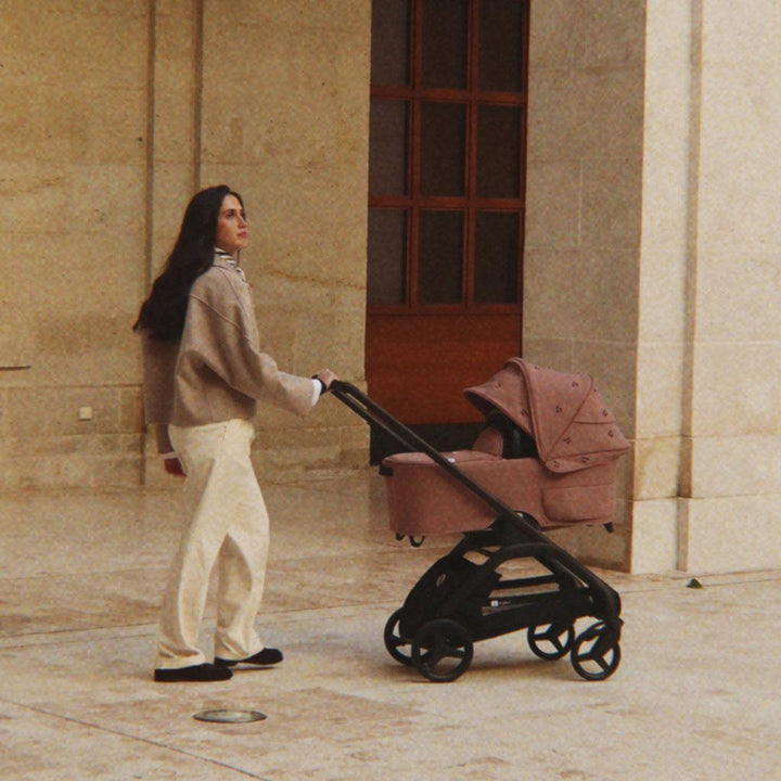 Bugaboo x Konges SlØjd Dragonfly Plus Complete Pushchair - Dusty Pink-Strollers-Dusty Pink- | Natural Baby Shower