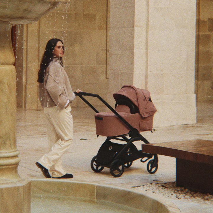 Bugaboo x Konges SlØjd Dragonfly Plus Complete Pushchair - Dusty Pink-Strollers-Dusty Pink- | Natural Baby Shower