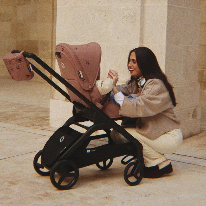 Bugaboo x Konges SlØjd Dragonfly Plus Complete Pushchair - Dusty Pink-Strollers-Dusty Pink- | Natural Baby Shower
