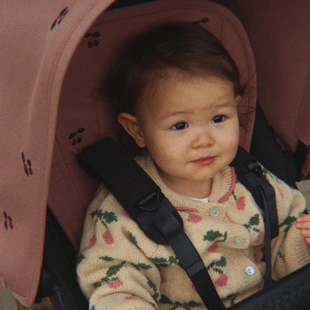 Bugaboo x Konges SlØjd Dual Comfort Seat Liner - Dusty Pink-Seat Liners-Dusty Pink- | Natural Baby Shower