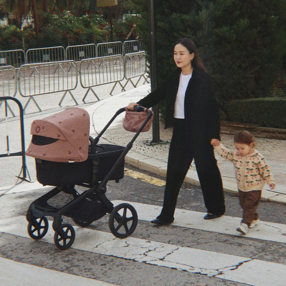 Bugaboo X Konges SlØjd Fox/Kangaroo Sun Canopy - Dusty Pink-Sun Covers-Dusty Pink- | Natural Baby Shower