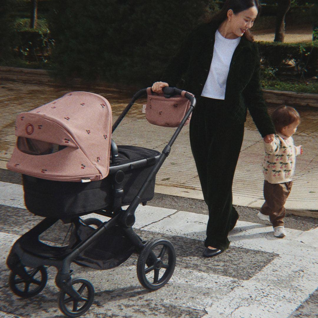 Bugaboo X Konges SlØjd Fox/Kangaroo Sun Canopy - Dusty Pink-Sun Covers-Dusty Pink- | Natural Baby Shower