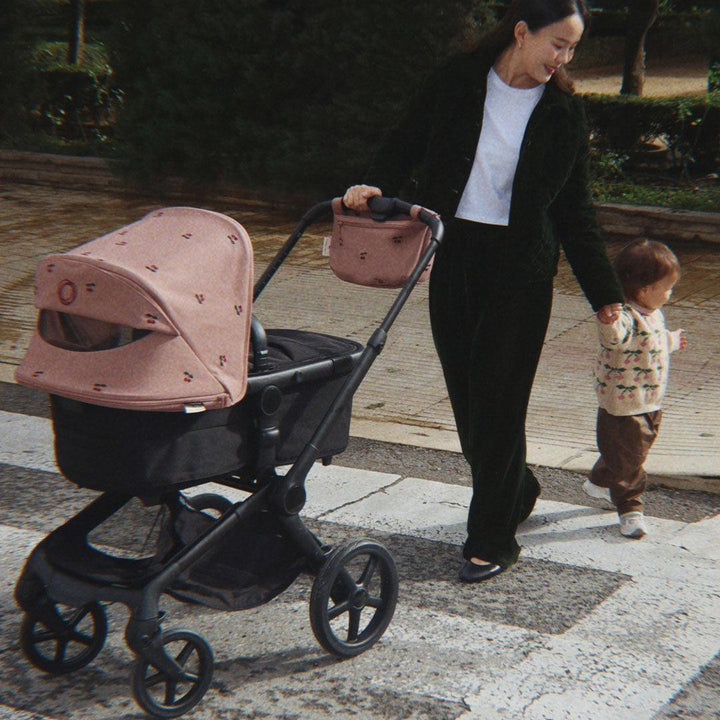 Bugaboo X Konges SlØjd Fox/Kangaroo Sun Canopy - Dusty Pink-Sun Covers-Dusty Pink- | Natural Baby Shower