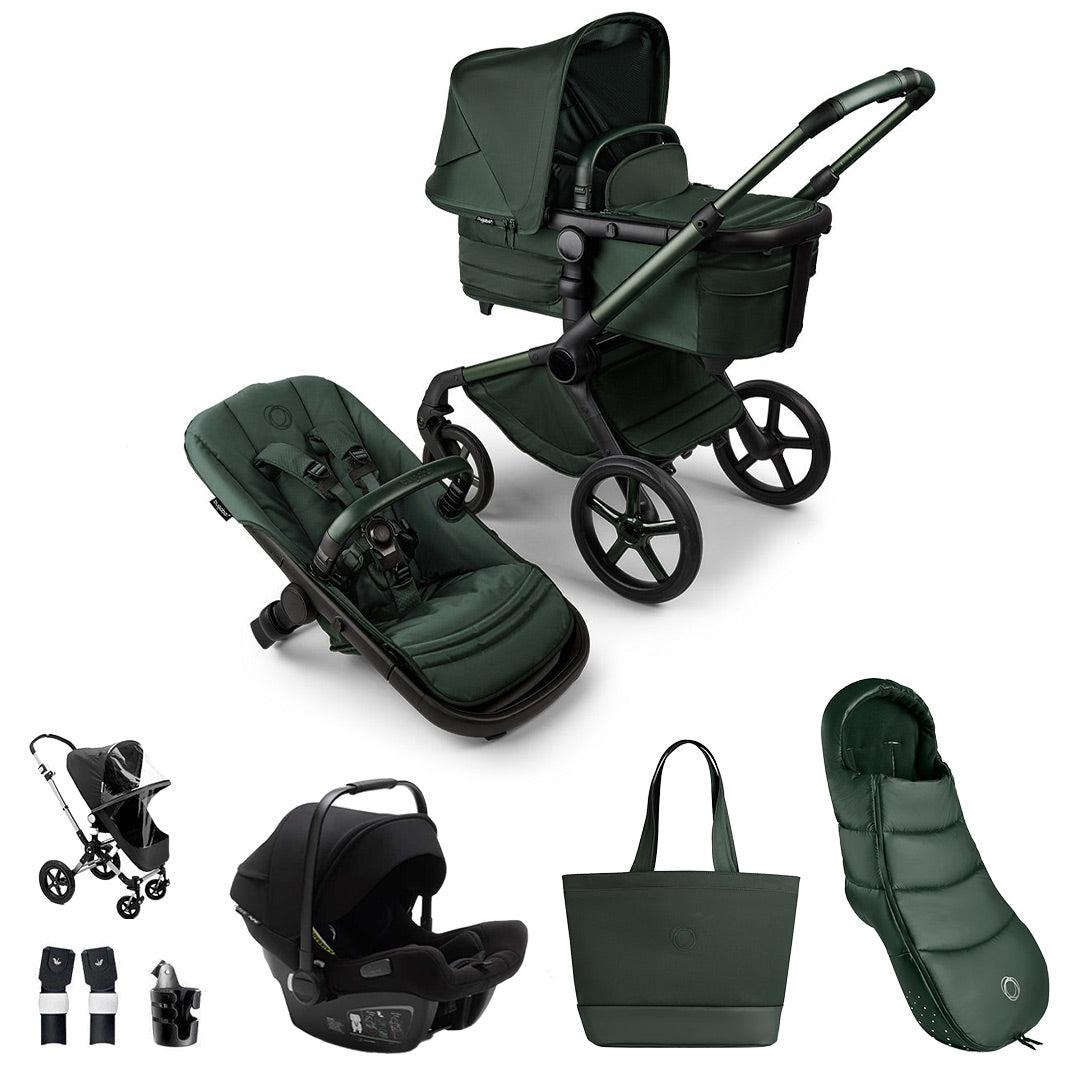 Bugaboo Noir Limited Edition Fox 5 Turtle Ultimate Travel System M Natural Baby Shower